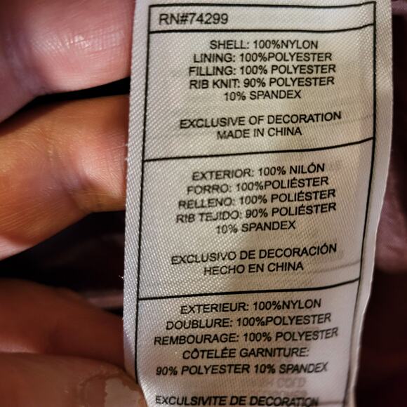 Canada Weather Gear Long Midi Puffer Hooded Jacket Pockets 21"p2p - Picture 12 of 12